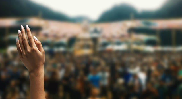 Handen op festival