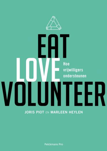 Cover boek eat love volunteer