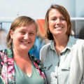 Katrien Mertens en Liesbeth Spanjers